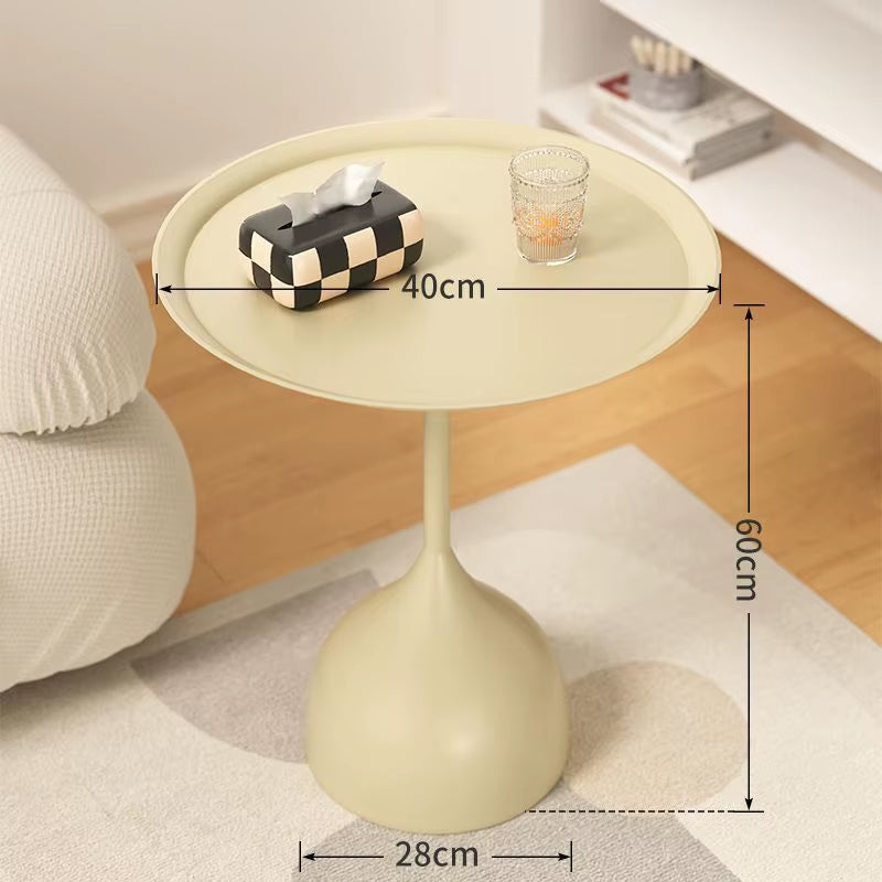 K-Star Sofa Side Table Minimalist Light Luxury Small Coffee Table Mini Modern Creative Small Size Living Room Corner Table 2024