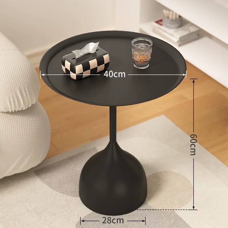 K-Star Sofa Side Table Minimalist Light Luxury Small Coffee Table Mini Modern Creative Small Size Living Room Corner Table 2024